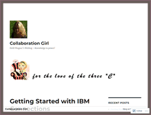 Tablet Screenshot of collaborationgirl.com